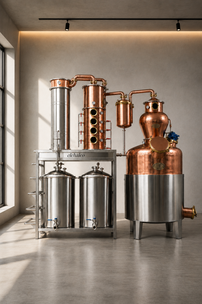 INDUSTRIAL STEAM DISTILLER 300-2500 LITERS